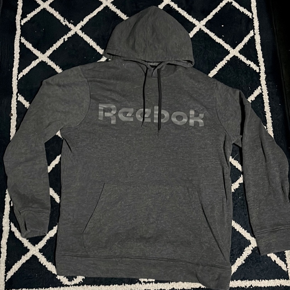 Reebok hoodie dark gery